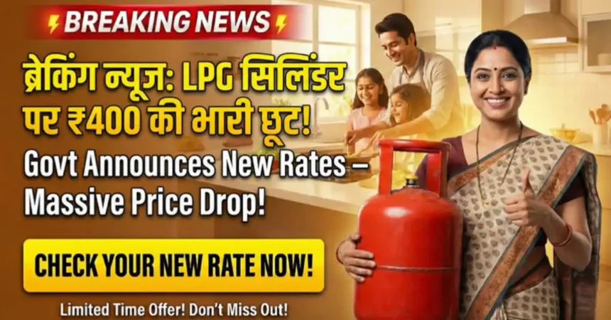 LPG Subsidy Update: Gas Users के लिए Alert! ₹400 Subsidy का हुआ ऐलान, New Price List जारी